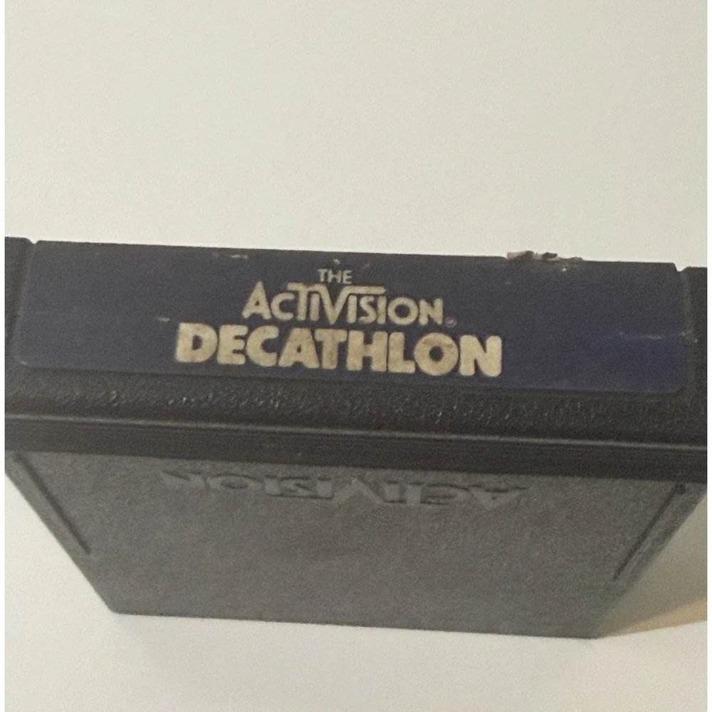 Decathlon (Atari 2600, 1983) Az030‎ Game Cartridge Only